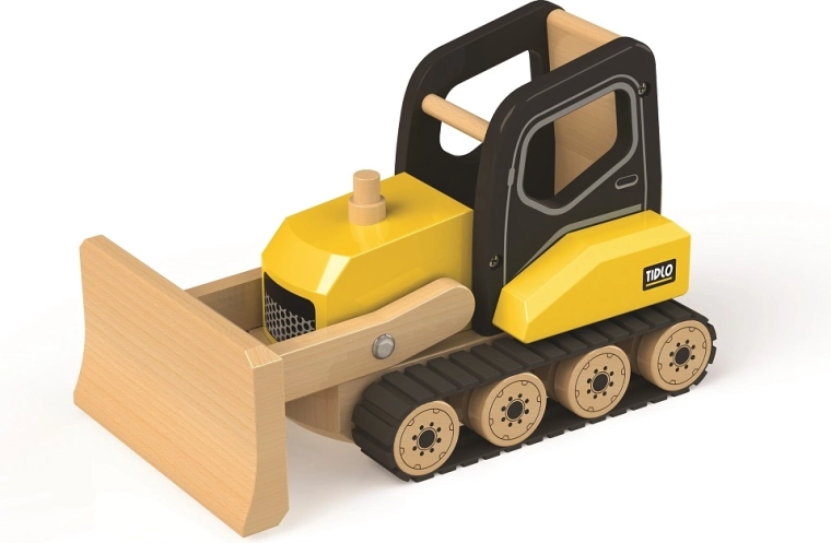 Tidlo houten bulldozer voor kinderen