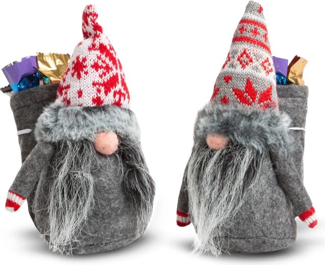 Scandinavische kerstkabouter van textiel - 1 stuk