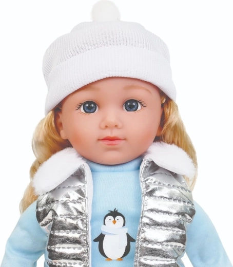 Spreekt en zingt na het indrukken van het buikje