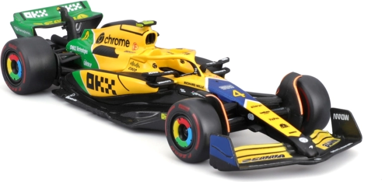 Realistische uitvoering van een F1-wagen op schaal 1:43