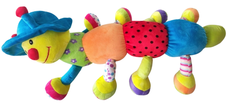 Pluchen rups 60 cm