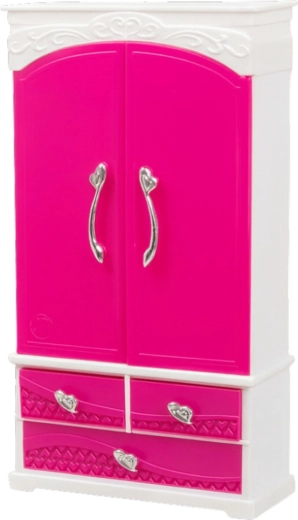 Ruime kledingkast met functionele details