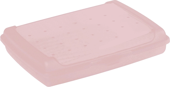 Luca click box mini roze opbergdoos 0,5 l