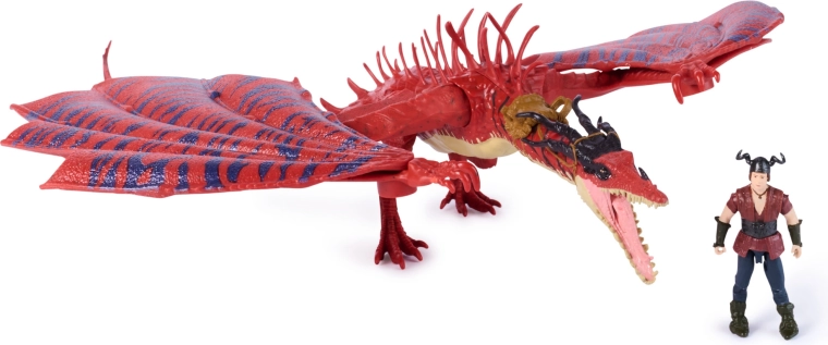 Imposante draak met een vleugelspanwijdte van ca. 55 cm