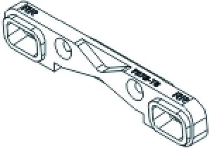 JAMARA achterste onderste ophangingshouder 7075 CNC
