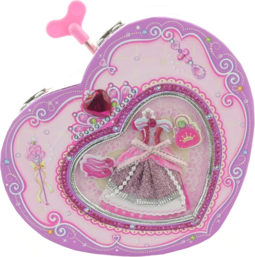 Muziekmechanisme met sleuteltje