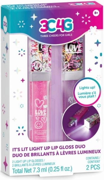 Set van lichtgevende lipglossen voor kinderen