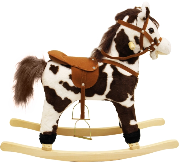 Stabiele houten basis en comfortabel zadel