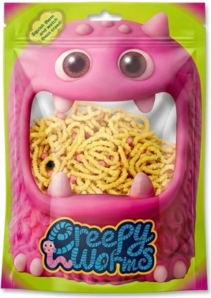 STNUX Creepy worms – sensorische gele wormpjes