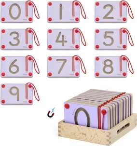 VIGA Magnetische schrijfplankjes voor het oefenen van cijfers