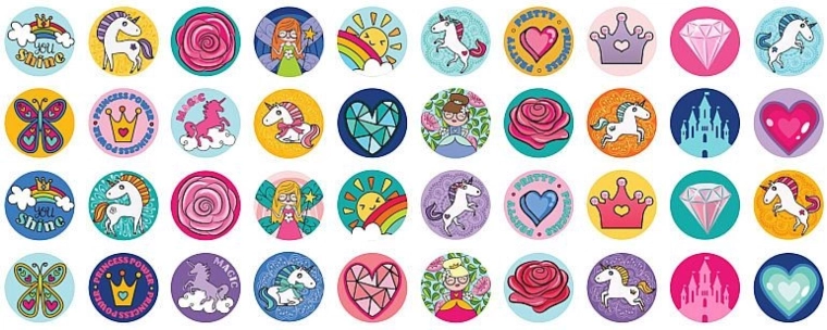 320 stickers voor eindeloos knutselplezier
