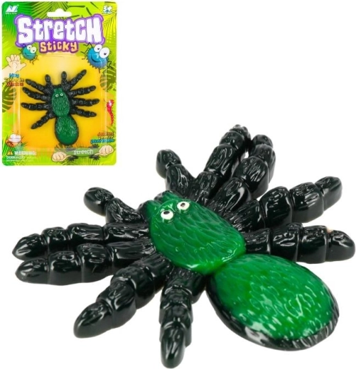 Uitrekkende rubberen spin