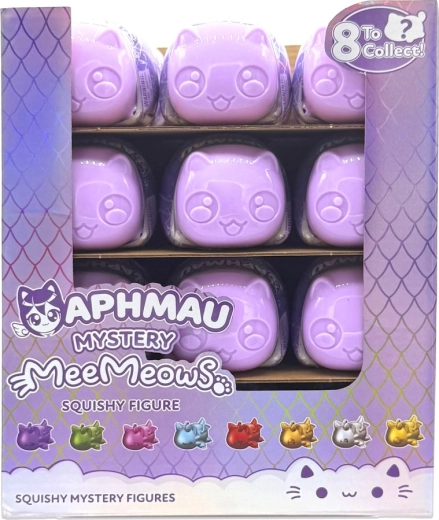 Aphmau mystery MeeMeows knijpfiguurtje in capsule – verrassing