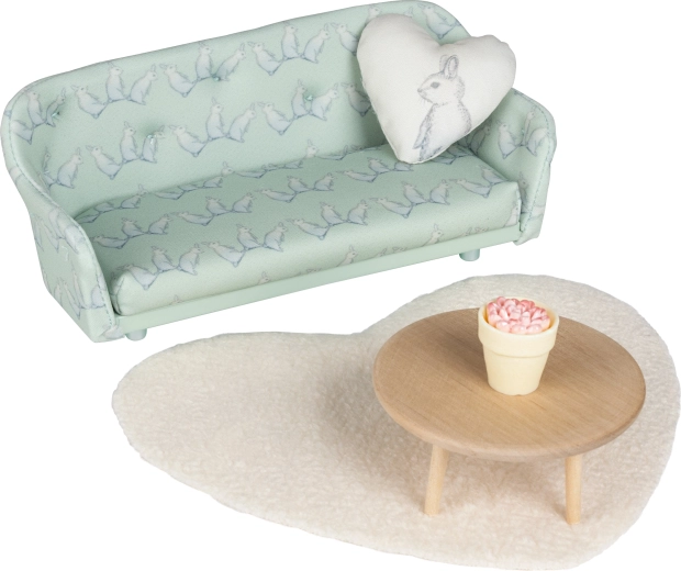 Lundby woonkamermeubels voor een poppenhuis