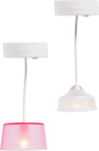 Twee hanglampen voor een modern mini-interieur