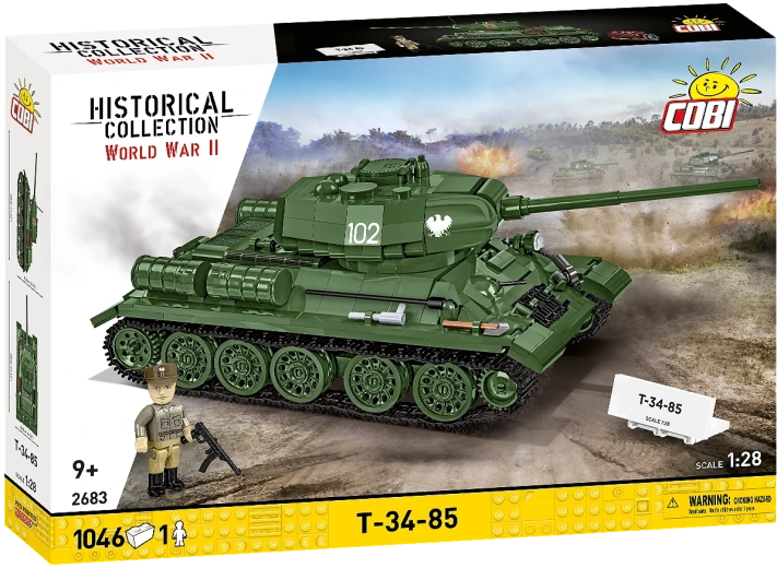 Cobi bouwset tank T-34-85 2-in-1 1:28