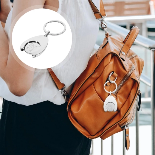 Eenvoudig vast te maken aan sleutels of rugzak