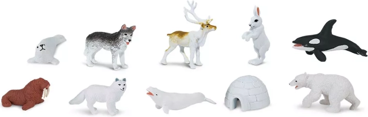 Safari Ltd. Arctica – set miniatuurdieren (48 stuks)