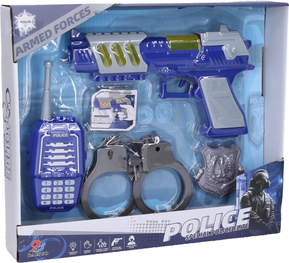 Politieset met pistool van 21,5 cm