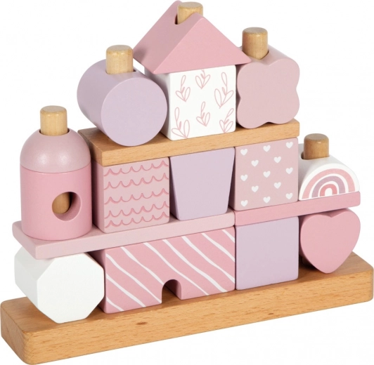 Small Foot Houten Stapelhuis Pastel