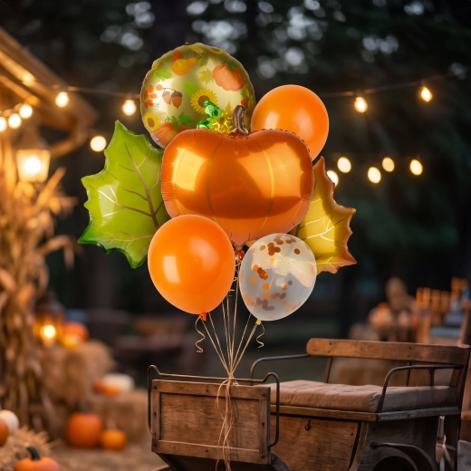 Blaas op met lucht of helium