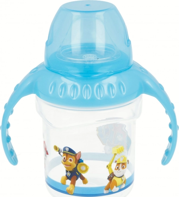 STOR Beker met handvatten en siliconen drinktuit 250 ml Paw Patrol
