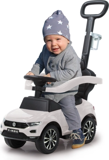 3-in-1: loopfiets, loopwagen en voertuig met duwstang