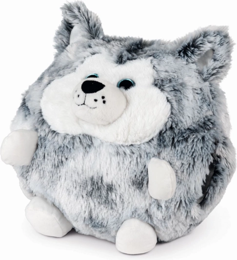 cozy noxxiez warme pluchen kussen 3-in-1 husky