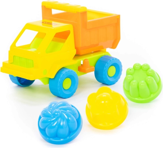 Autootje met kiepbare laadbak