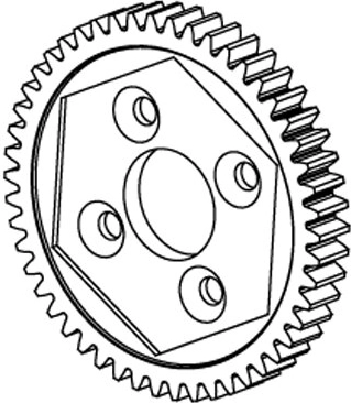 Hoofdversnelling Jamara Dakar/BL8, 50 tanden, module 0,8
