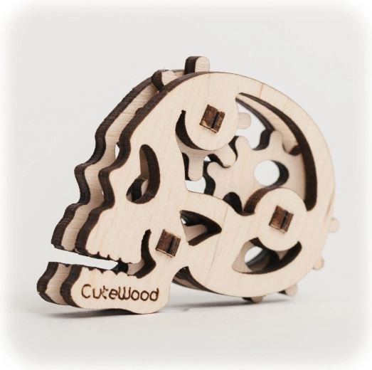 Cutewood houten 3D-puzzel schedel