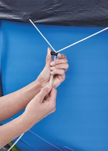 Stevige bevestiging met aantrekkoord