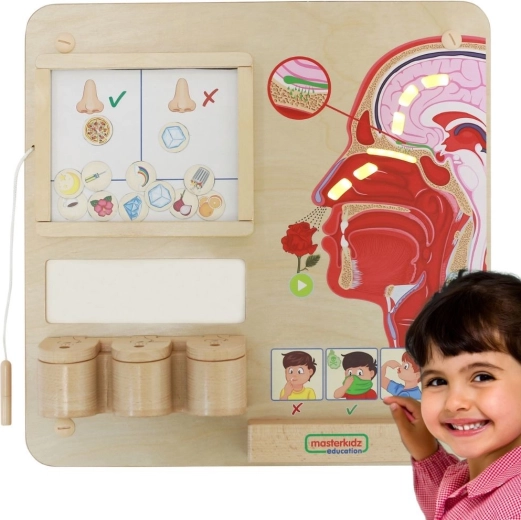 Masterkidz Montessori-educatief bord Zintuig reuk