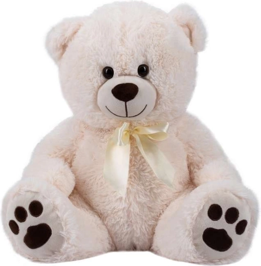 Free2Play pluchen teddybeer Cuddly 38 cm wit - 1 stuk