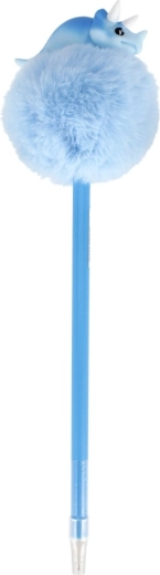 Speelse dino-topper met zachte pompon