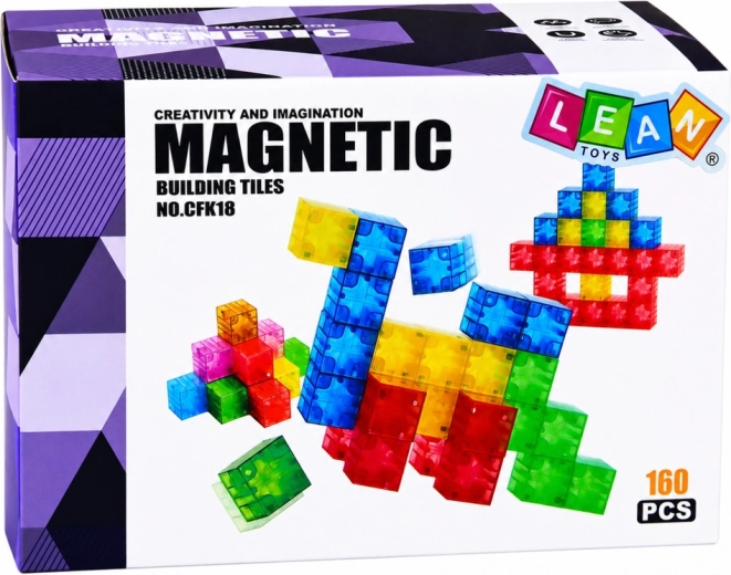 160 magnetische onderdelen voor creatief bouwen
