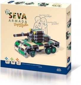 SEVA bouwset leger – gevechtsvoertuigen, 436 onderdelen