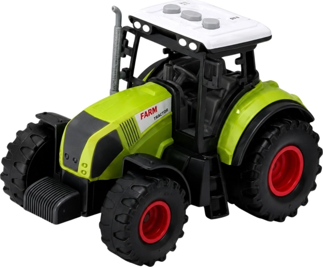 Tractor met LED-lichten, geluid en aandrijving
