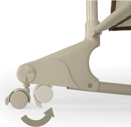 Eenvoudig verplaatsen dankzij wielen met vergrendeling