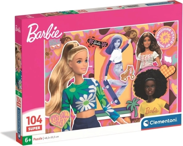 Clementoni puzzel Super Barbie 104 stukjes