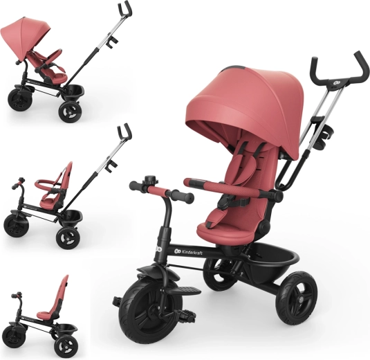 Kinderkraft driewieler Aston 2 Plus pink