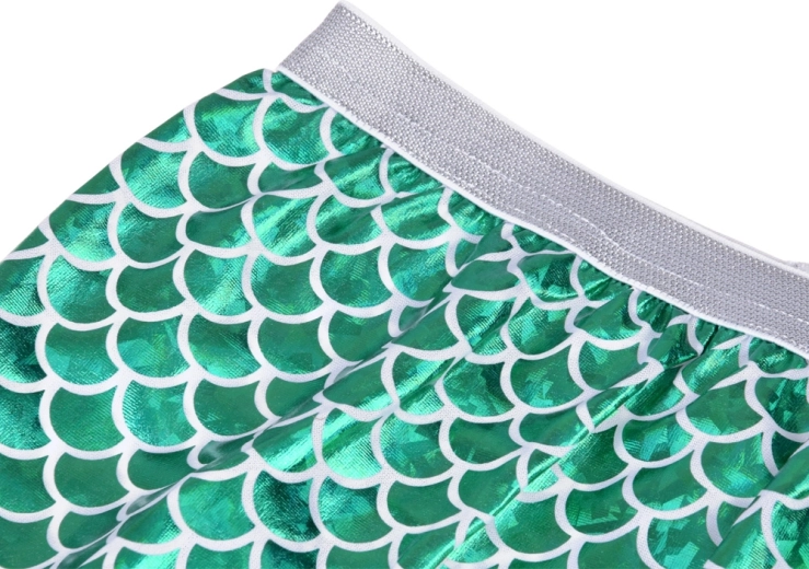 Rok als vissenstaart met schubbenpatroon