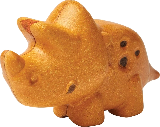 PlanToys houten triceratops-figuurtje