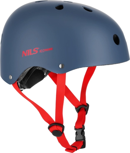 Helm NILS Extreme Pro voor skaten en fietsen, blauw – XS (48-52 cm)