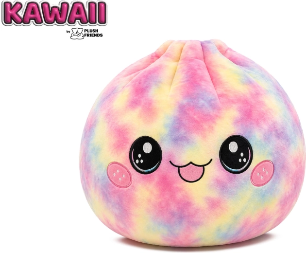 Plush Friends regenboog pluchen Bao-knoedeltje 25 cm