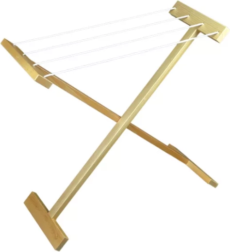 Houten opvouwbaar wasrek