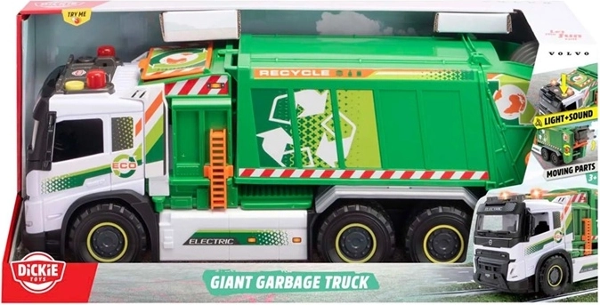 Dickie Toys Giant vuilniswagen met licht en geluid 55 cm