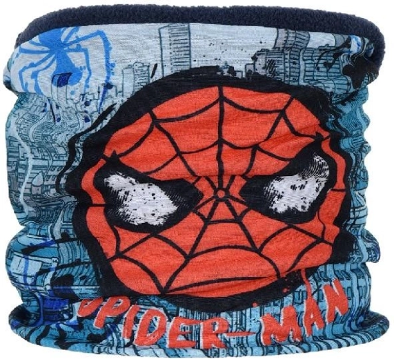 Spiderman-nekwarmer met cadeau-masker