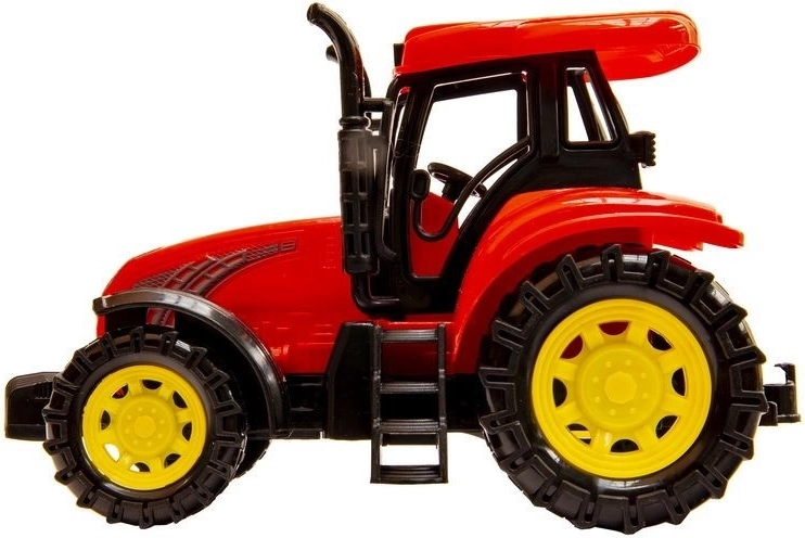 Tractor met robuuste wielen