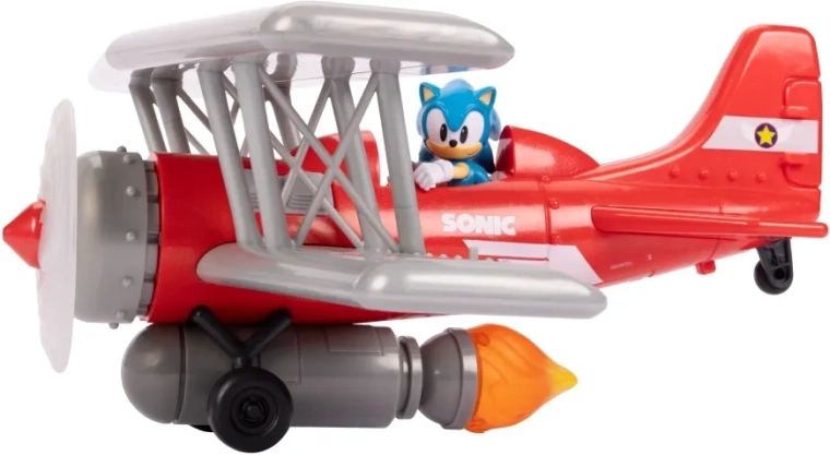 Iconische Tornado Biplane met Sonic